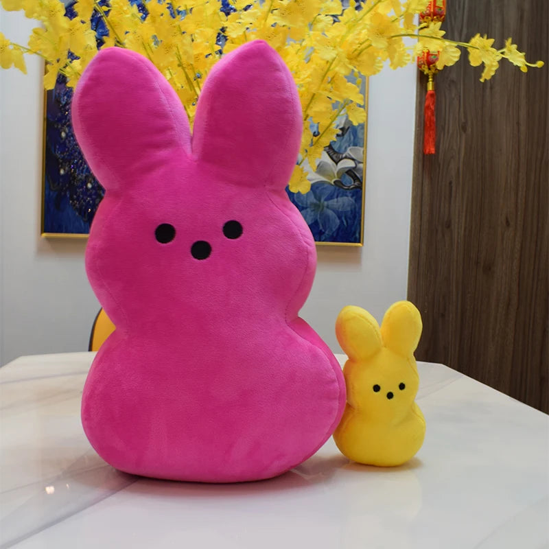 15cm 20cm 50 Easter Bunny Peeps Plush Toys  Cute Rabbit Simulation Stuffed Animal Doll Kids Children Soft Pillow boy girl Gifts