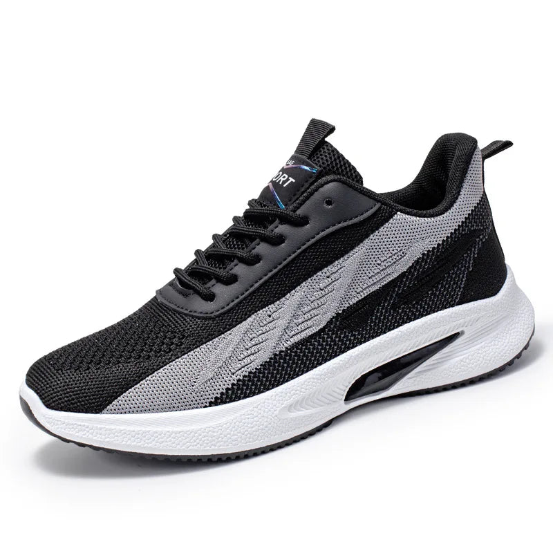 2024 new Men's sneakers Summer men's shoes breathable lace-up lightweight running shoes