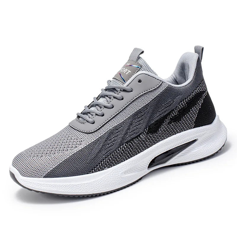 2024 new Men's sneakers Summer men's shoes breathable lace-up lightweight running shoes